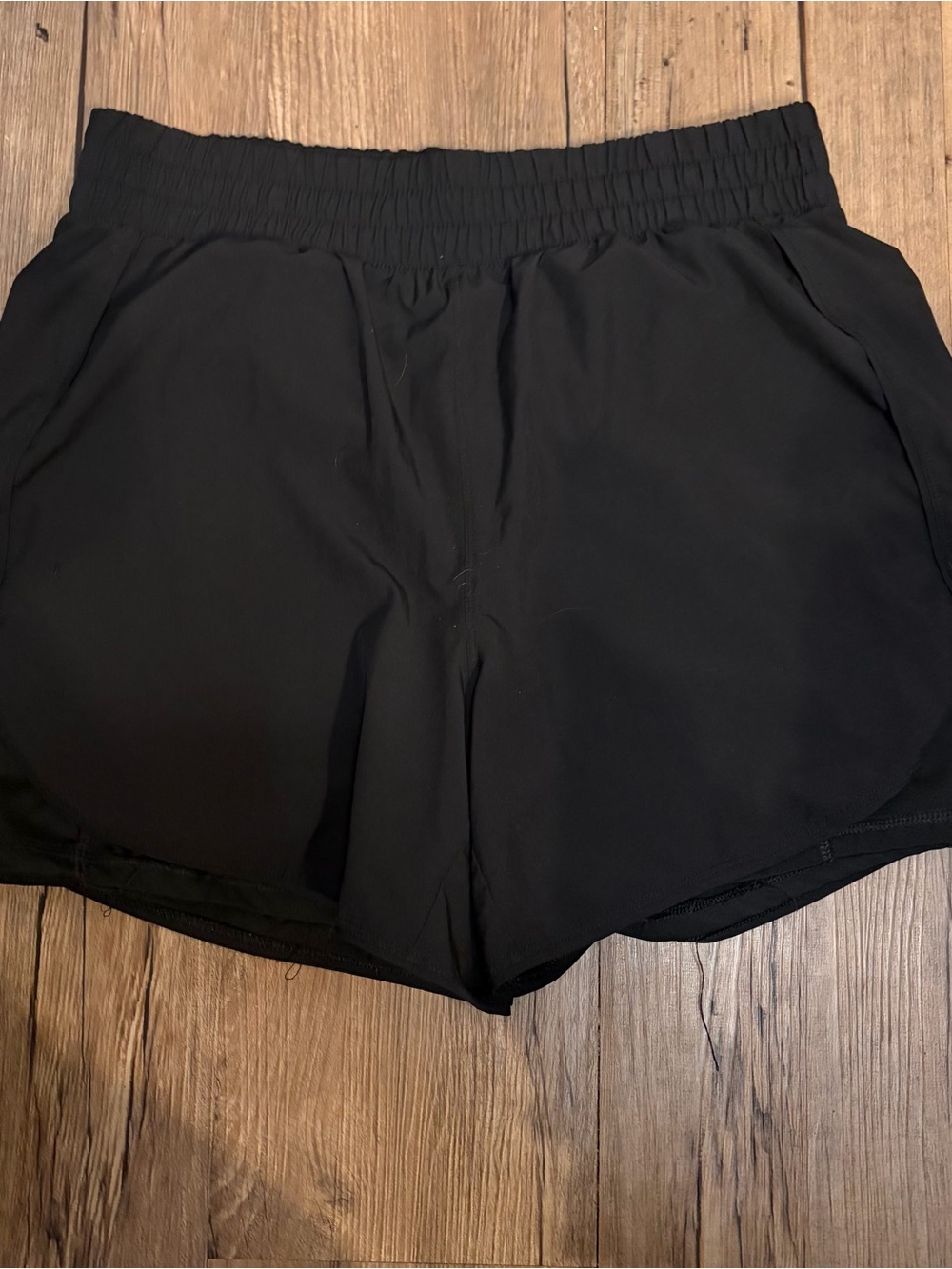 Avia Black Women's Athletic Shorts with Elastic Waist